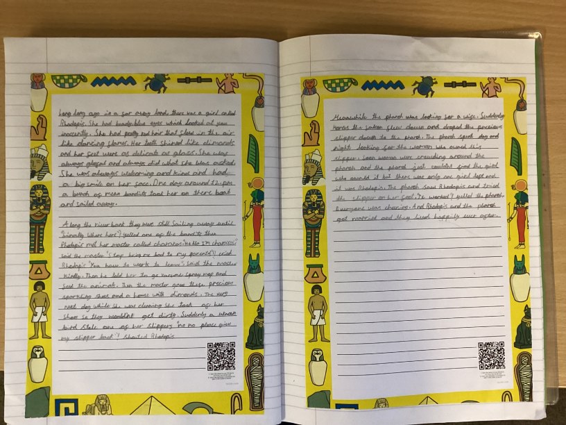 Year 3's writing work