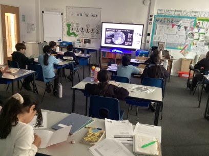 Year 5 learning about space
