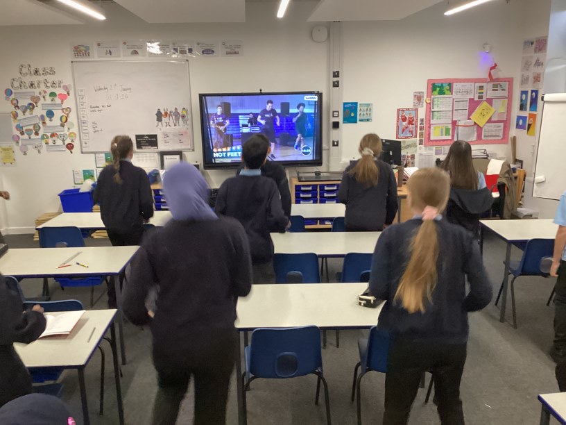 Year 6 dancing