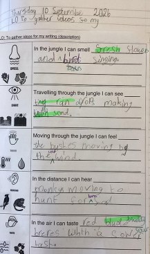 Year 4 writing
