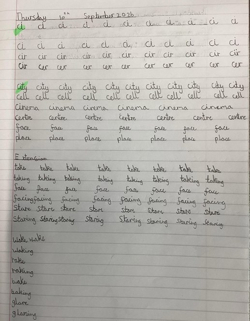 Year 4 writing