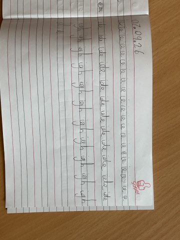 Year 2 handwriting