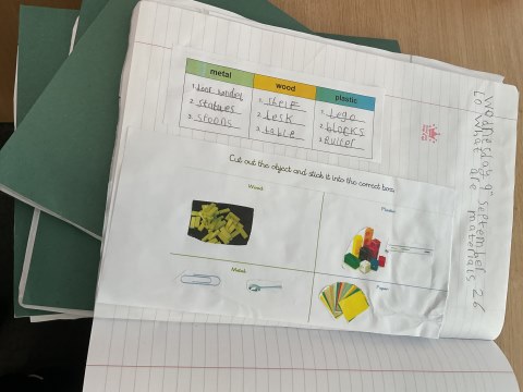 Year 2 science work
