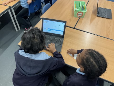 Year 1 computing doing work