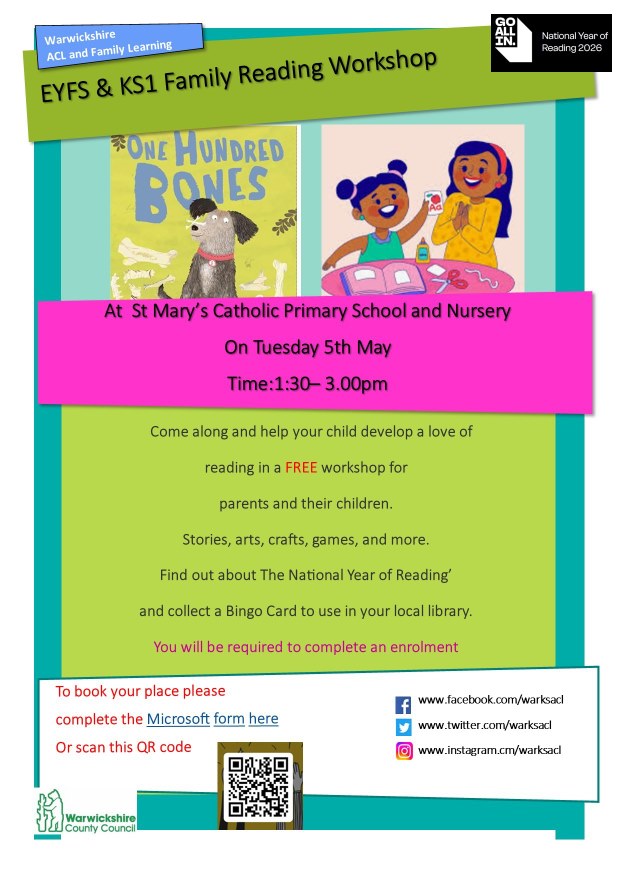 flyer for EYFS and KS1 parent and child reading workshop 050526 (1).jpg
