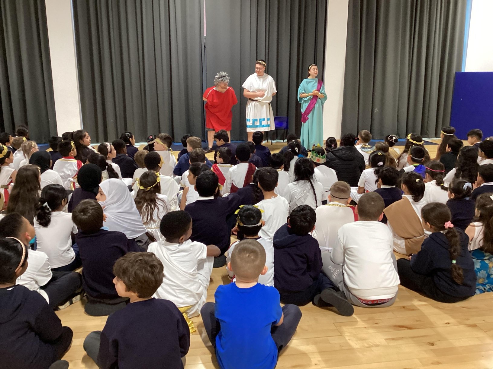 Year 4 Greece workshop assembly