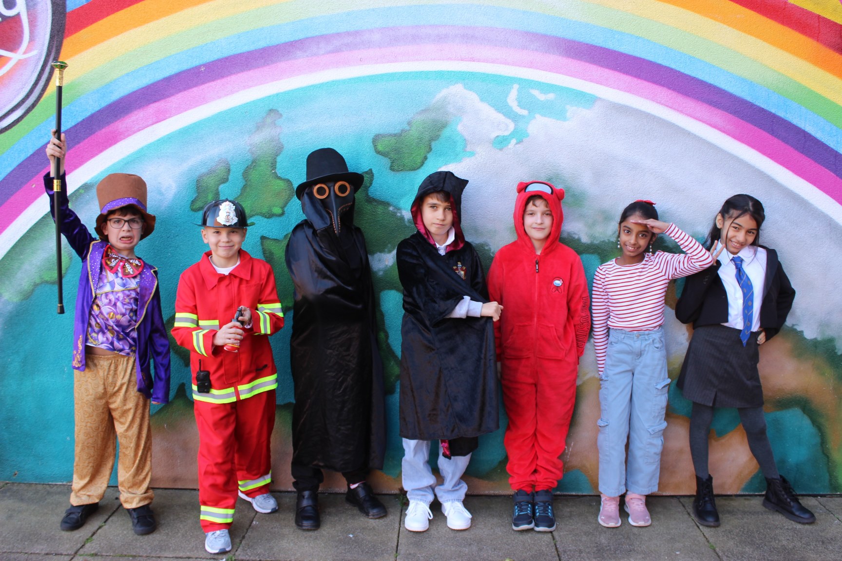 Year 4 dressed up for World Book Day