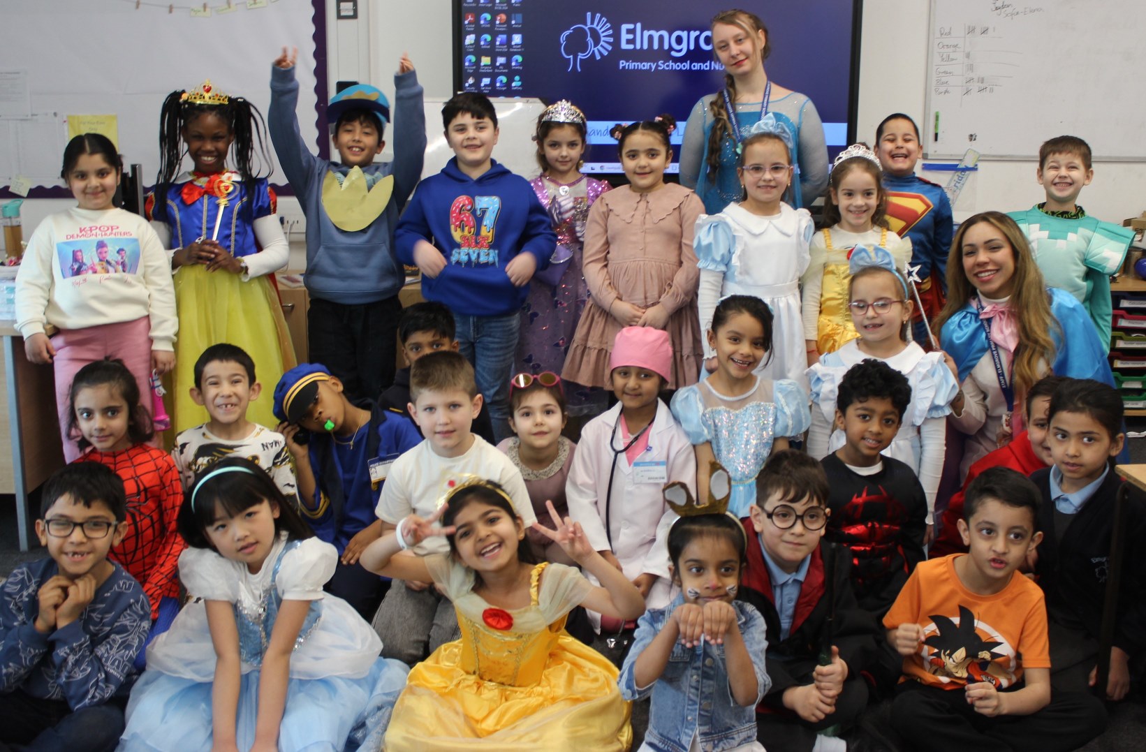 Year 2 dressed up for World Book Day