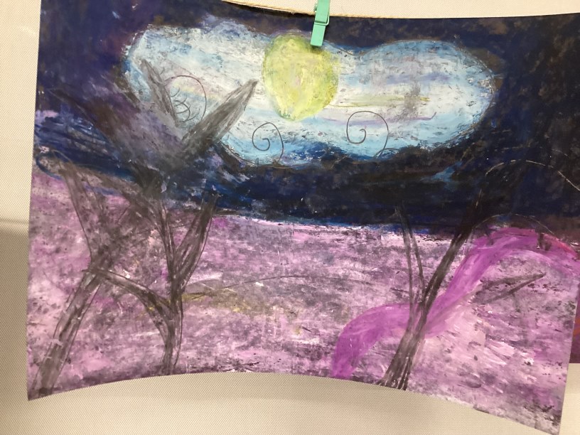A piece of Year 5 artwork