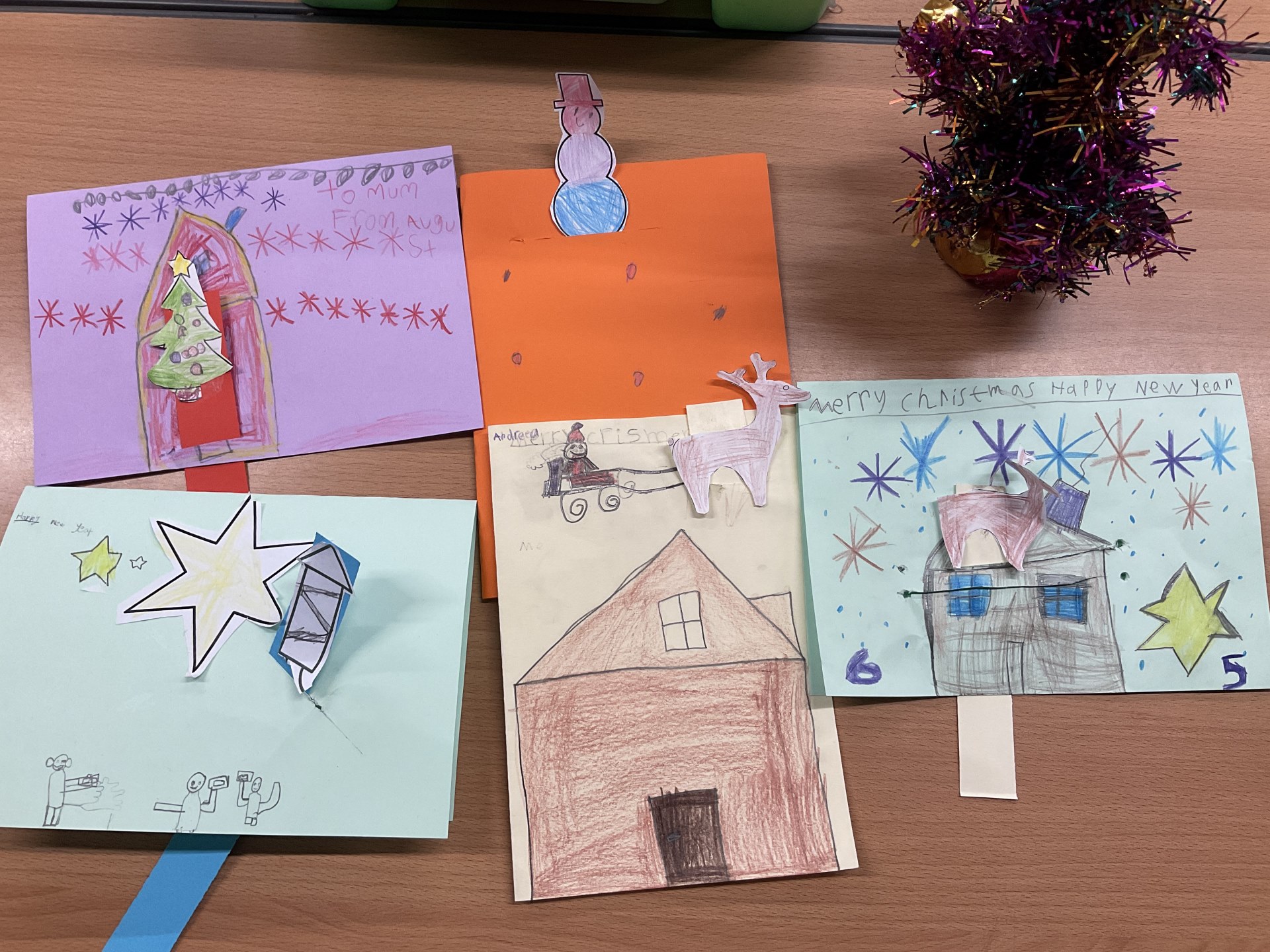 Year 1  Christmas cards
