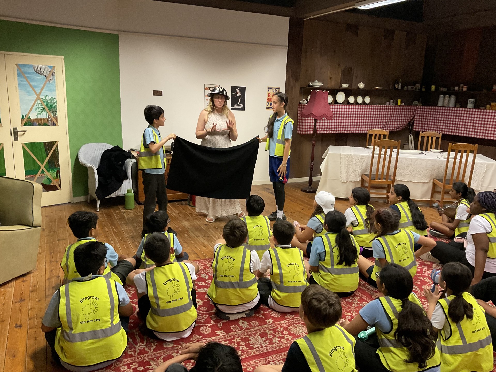Year 6 learning about life in WW2